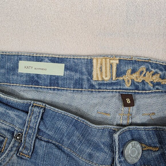 KUT from the Kloth Jeans Womens 8 Denim Katy Boyfriend NWT - Picture 7 of 16